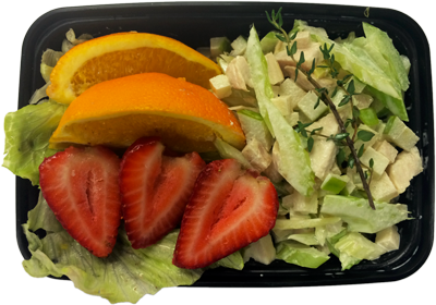 Chicken Waldorf with Fresh Fruit (Snack)